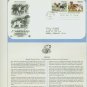 1984 USA FDC Scott# 2098-99 – Sep 7 – A Salute to Dogs on Cachet Addressed Cover E4859P