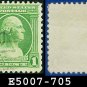 1932 USA USED Scott# 705 – 1c Washington – 1932 Washington Bicentennial Issue