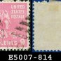 1938 USA USED Scott# 814 – 9c W H Harrison – 1938 Presidential Series