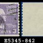 1938 USA USED Scott# 842 – 3c Jefferson – 1938 Presidential Rotary Coil Series
