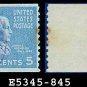 1938 USA USED Scott# 845 – 5c Monroe – 1938 Presidential Rotary Coil Series