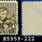 1890-93 USA USED Scott# 222 – 4c Dark Brown Lincoln – 1890-93 Regular Issue