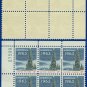1963 USA MNH UNUSED Scott# 1240 Plate# Block of Six – 5c National Christmas Tree– 1963 Christmas
