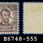 1922-25 USA USED Scott# 555 – 3c Violet Lincoln – 1922-25 Regular Issue