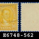 1922-25 USA USED Scott# 562 – 10c Orange Monroe – 1922-25 Regular Issue