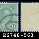 1922-25 USA USED Scott# 563 – 11c Blue Hayes – 1922-25 Regular Issue
