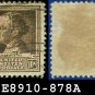 1940 USA USED 878 – 10c Brown Jane Addams – 1940 Famous Americans Issue
