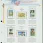 USA MH Scott# 2342 – 77, C117,8  Six UNUSED Stamps Hinge Mounted on ONE White Ace Page – E2703