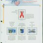 USA MH Scott# 2803 – 06 - 3 UNUSED 29c Stamps Hinge Mounted on ONE White Ace ALBUM Page – E2703
