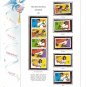 USA Sc# 2961 - 65 - 10 MNHOG UNUSED 32c Stamps Mounted on ONE White Ace ALBUM Page – E8337