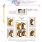 USA MH Scott# 2966 – 79 - 9 UNUSED 32c Stamps Hinge Mounted on ONE White Ace ALBUM Page – E2703