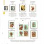 USA MH Sc# 3003 – 18 - 12 UNUSED 32c Stamps Hinge Mounted on ONE White Ace ALBUM Page – E2703