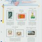 USA MH Scott# 3272 – 86 - 6 UNUSED Stamps Hinge Mounted on ONE White Ace ALBUM Page – E2703
