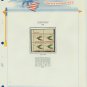 1965 USA MNH Sc# 1276 Plt #’d Blk of 4 Stamps mounted on a WA Page – Angel – E2703