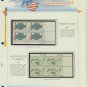 1966 USA MNH Scott# 1316, 1318 Plate #’d Blocks of 4 Stamps mounted on a White Ace Page – E2703