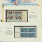 1968 USA MNH Scott# 1342, C74 Plate #’d Blocks of 4 Stamps mounted on a White Ace Page – E2703