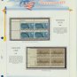 1968 USA MNH Scott# 1358, 1360 Plate #’d Blocks of 4 Stamps mounted on a White Ace Page – E2703