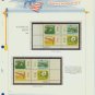 1969 USA MNH Scott# 1376 - 1379 Plate #’d Blocks of 4 Stamps mounted on White Ace Pages – E2703