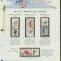 1965 USA MNH Scott# 1182, 1261 - 63 - Mr. Zip Stamps mounted on a White Ace Page - E2703