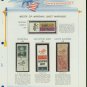 1965 USA MNH Scott# 1264 - 1268 - Mr. Zip Stamps mounted on a White Ace Page - E2703