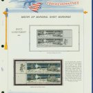 1971 USA MNH Scott# 1434, 35 - Mr. Zip Blocks of 4 Stamps mounted on a White Ace Page - E2703