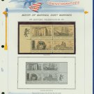 1971 USA MNH Scott# 1440 - 43 - Mr. Zip Blocks of 4 Stamps mounted on a White Ace Page - E2703