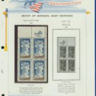 1972 USA MNH Scott# 1453 - Mr. Zip Block of Four Stamps mounted on a White Ace Page - E2703