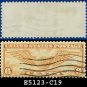 1934 USA USED Scott# C19 &acirc;�� 6c Orange Winged Globe &acirc;�� Air Mail Stamp