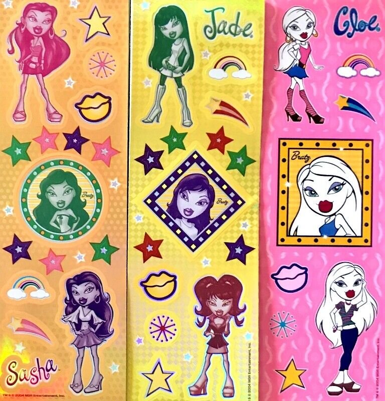 BRATZ - SASHA JADE CLOE Sandylion Stickers - You choose which Design