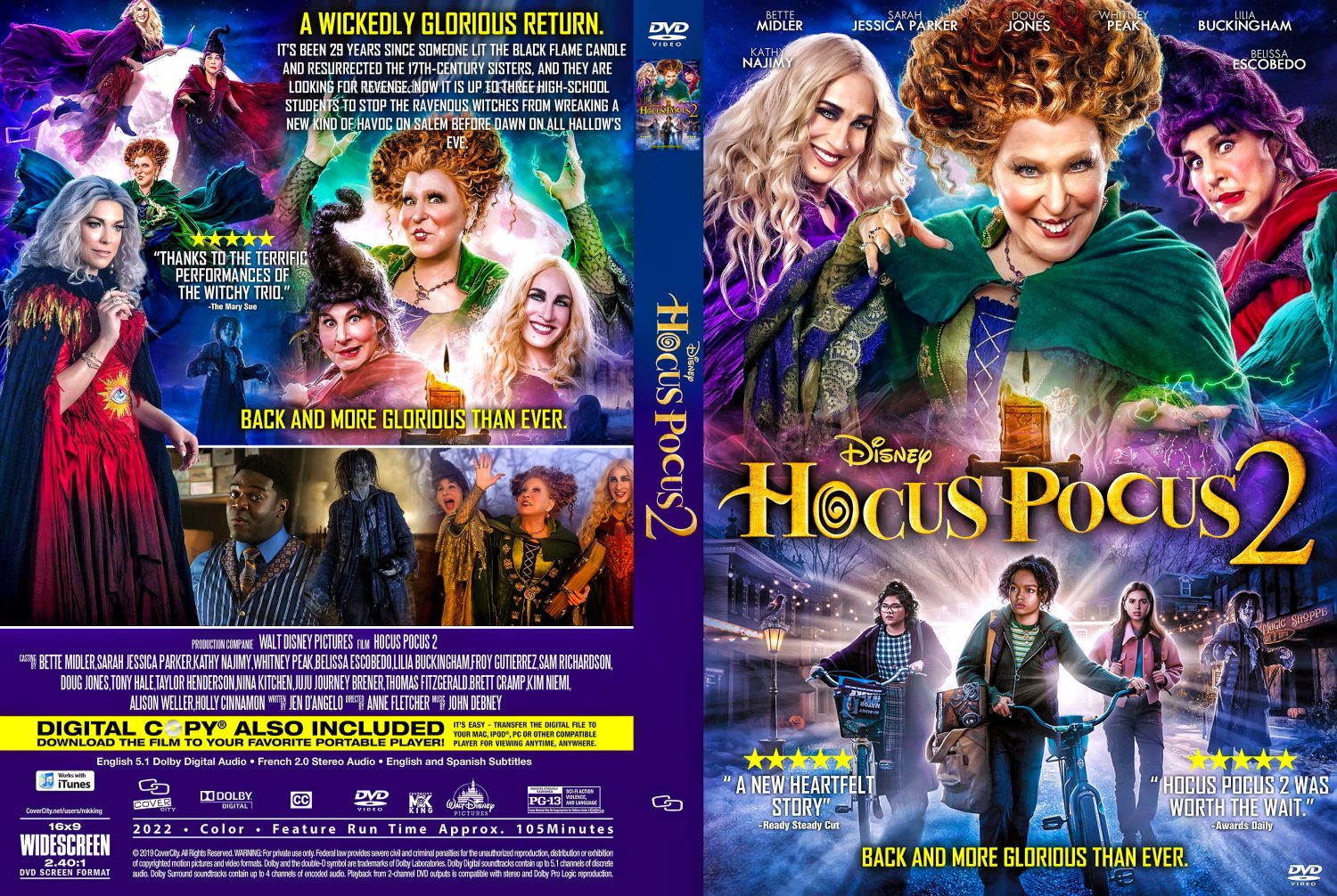 Hocus Pocus 2 - 1080p Blu-Ray Region Free World Wide Play