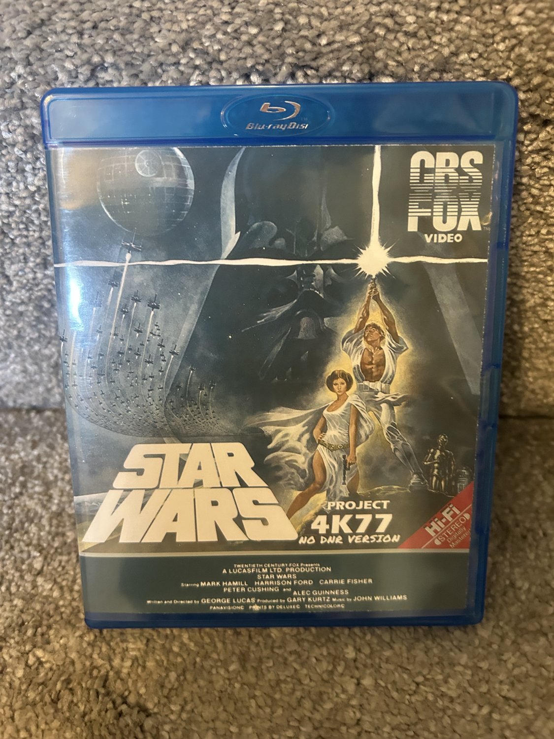 Star Wars 4K77 NO DNR Theartical 1080p BluRay Region Free World Wide Play Back