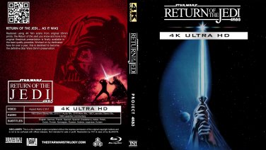 Return Of The Jedi 4K83 With DNR Theartical 4K DISC Region Free World Wide Play Back