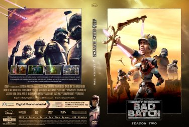 Star Wars Bad Batch Season 2 The Complete 2nd Season dvd Region 2 Only