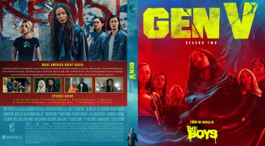 Gen V Season 2 - 2 Disc 1080p Blu-Ray Set Region Free World Wide Playback