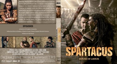 Spartacus House of Ashur Complete 1st Series - 1080p Blu-Ray Set Region Free World Wide Playback
