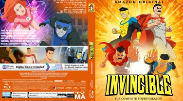 Invincible The Complete 4th Season 4 - 1080p Blu-Ray Region Free World Wide Playbac