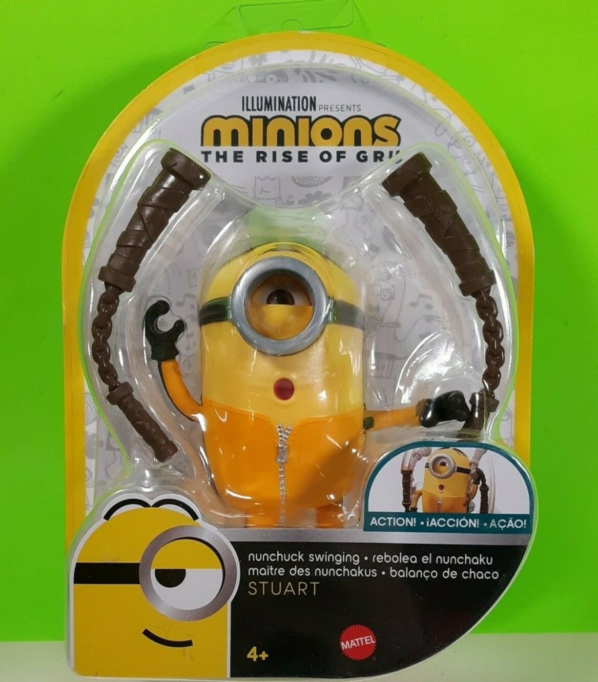 Minions The Rise of Gru Nunchuck Swinging Stuart Mattel Universal ...