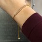 4.00 Ct Round Brilliant cut Diamond Bolo Bracelet Yellow Gold Style Adjustable