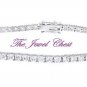 7 Ct Round cut Diamond Gemstone Estate Eternity Tennis Bracelet White gold
