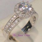 2.00 Ct Round cut Solitaire Diamond Engagement Ring Wedding Band White Gold