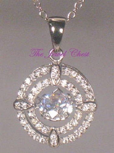 1.75 Ct Round Brilliant cut Halo Style Diamond Pendant Necklace with Chain