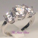 3.00 Ct Round Brilliant cut Diamond Engagement Ring White Gold Anniversary style