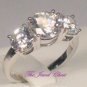 3.00 Ct Round Brilliant cut Diamond Engagement Ring White Gold Anniversary style