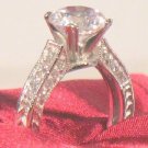 3.50 Ct Round cut Solitaire Diamond Engagement Promise Ring Antique White Gold
