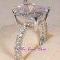 5.00 Ct Emerald cut Solitaire Diamond Engagement Eternity Ring White Gold