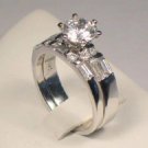 2.00 Ct Round cut Diamond Engagement Ring Bridal Wedding set White Gold