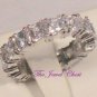 3.00 Ct Princess cut Diamond Eternity Band Eternity Wedding Ring White Gold