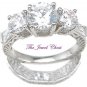 2 Ct Round Cut D VVS1 Diamond Engagement Ring Vintage White Gold Sterling