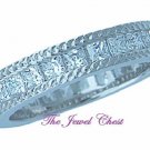 1.45 Ct Princess cut D/VVS1 Diamond Eternity Style Designer Wedding Band