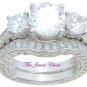 3.50 Ct Antique Round Brilliant Cut D VVS1 Diamond Engagement Ring White Gold